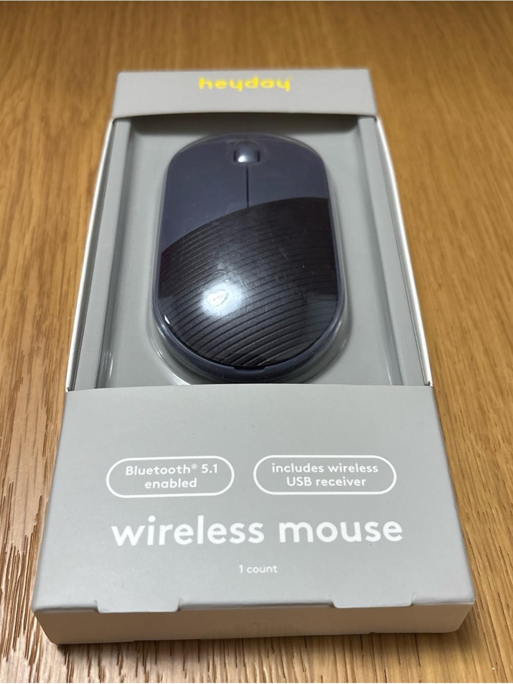 heyday Wireless Bluetooth Mouse - Slate/Black Brand New Sealed